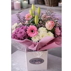 Pink &amp; Whites Handtied in Water