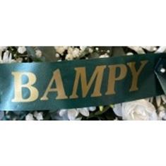 Funeral Tribute Ribbon